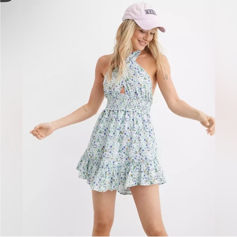 Summery floral dress from aerie